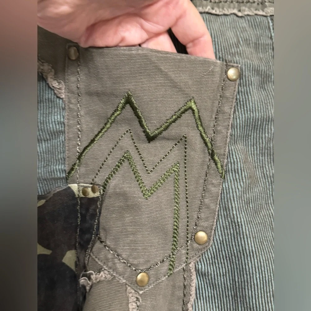 NWOT Multi Patterned Patchwork Skirt S - Picture 13 of 14